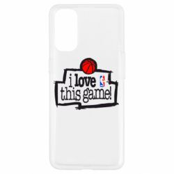 Чехол для Oppo Reno 4 I love this Game - PrintSalon