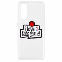 Чехол для Oppo Find X2 I love this Game - PrintSalon