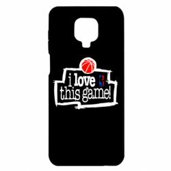 Чехол для Xiaomi Redmi Note 9S/9Pro/9Pro Max I love this Game - PrintSalon