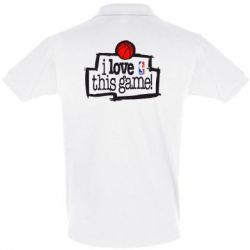 Мужское поло I love this Game - PrintSalon