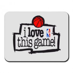 Коврик для мыши I love this Game - PrintSalon