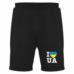 Мужские шорты I love UA - PrintSalon