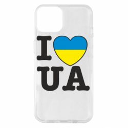 Чехол для iPhone 14 I love UA - PrintSalon