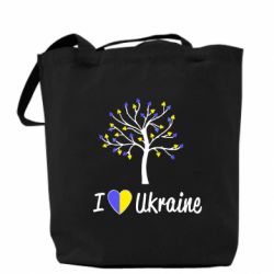 Эко-сумка I love Ukraine дерево - PrintSalon