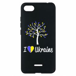 Чехол для Xiaomi Redmi 6A I love Ukraine дерево - PrintSalon