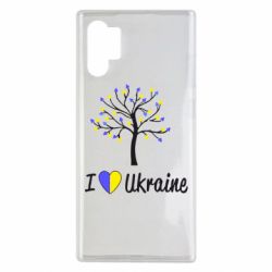 Чехол для Samsung Note 10 Plus I love Ukraine дерево - PrintSalon