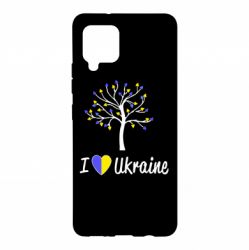 Чехол для Samsung A42 5G I love Ukraine дерево - PrintSalon