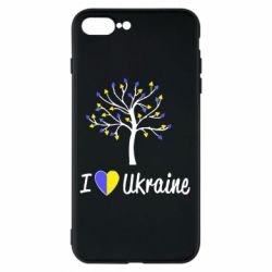 Чехол для iPhone 7 Plus I love Ukraine дерево-PrintSalon Чехол для iPhone 7 Plus I love Ukraine дерево