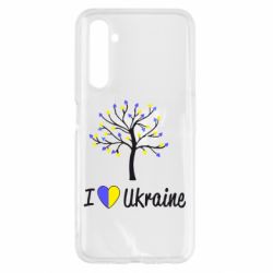 Чехол для Realme 6 I love Ukraine дерево - PrintSalon