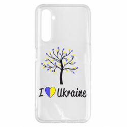 Чехол для Realme 6 Pro I love Ukraine дерево - PrintSalon