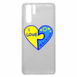 Чехол для Huawei P30 Pro I love Ukraine пазлы - PrintSalon