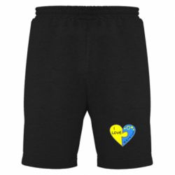 Мужские шорты I love Ukraine пазлы - PrintSalon