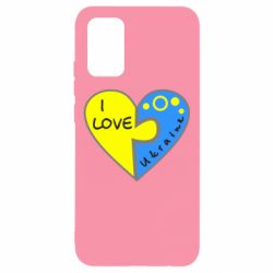 Чехол для Samsung A02s/M02s I love Ukraine пазлы - PrintSalon