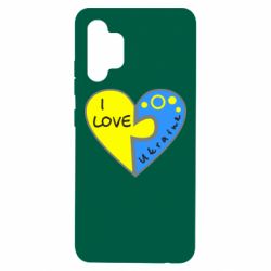 Чехол для Samsung A32 4G I love Ukraine пазлы - PrintSalon