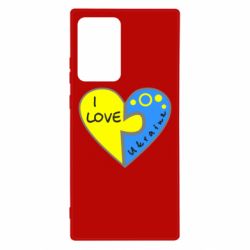 Чехол для Samsung Note 20 Ultra I love Ukraine пазлы - PrintSalon