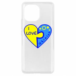 Чехол для Xiaomi Mi11 I love Ukraine пазлы - PrintSalon