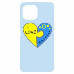 Чехол для Xiaomi Mi11 Lite I love Ukraine пазлы
