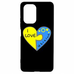 Чехол для Xiaomi Poco F3/K40 I love Ukraine пазлы - PrintSalon