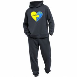 Мужской костюм I love Ukraine пазлы - PrintSalon