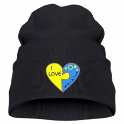 Детская шапка I love Ukraine пазлы - PrintSalon