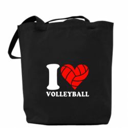 Эко-сумка I love volleyball-PrintSalon Эко-сумка I love volleyball