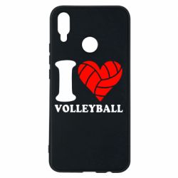Чехол для Huawei P Smart Plus 2018 I love volleyball - PrintSalon
