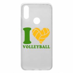 Чехол для Xiaomi Redmi 7 I love volleyball - PrintSalon