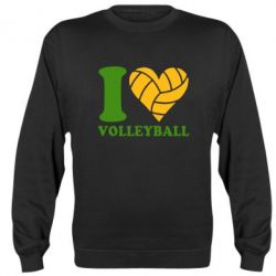 Cвитшот I love volleyball - PrintSalon