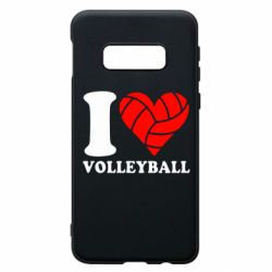 Чехол для Samsung S10e I love volleyball - PrintSalon