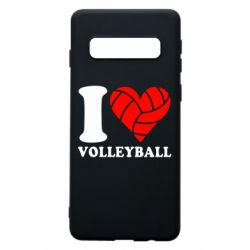 Чохол для Samsung S10 I love volleyball