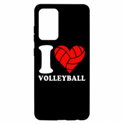 Чехол для Samsung A52 5G I love volleyball - PrintSalon