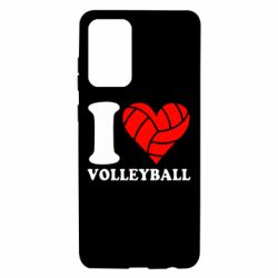 Чехол для Samsung A72 5G I love volleyball