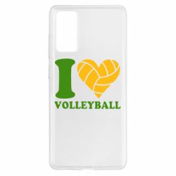 Чехол для Samsung S20 FE I love volleyball - PrintSalon