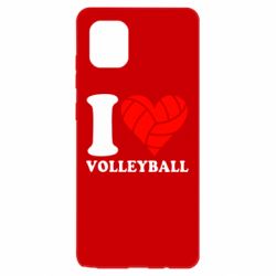 Чехол для Samsung Note 10 Lite I love volleyball - PrintSalon