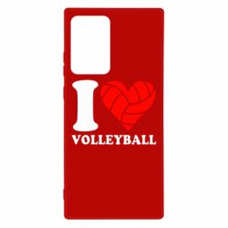 Чехол для Samsung Note 20 Ultra I love volleyball - PrintSalon