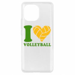 Чехол для Xiaomi Mi11 I love volleyball - PrintSalon