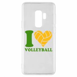 Чехол для Samsung S9+ I love volleyball - PrintSalon