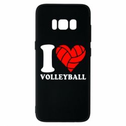 Чехол для Samsung S8 I love volleyball - PrintSalon
