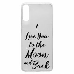 Чохол для Samsung A70 I love you to the moon and back