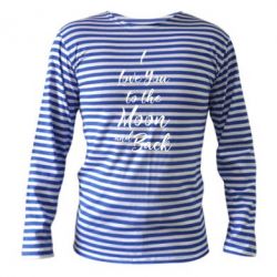 Тельняшка с длинным рукавом I love you to the moon and back