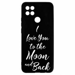 Чехол для Oppo A15s/A15 I love you to the moon and back - PrintSalon