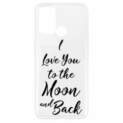 Чехол для Oppo A52/A72/A92 I love you to the moon and back - PrintSalon