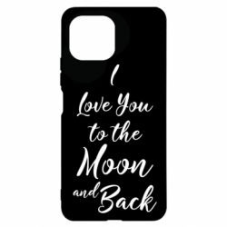 Чехол для Xiaomi Mi11 Lite I love you to the moon and back - PrintSalon
