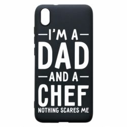 Чехол для Xiaomi Redmi 7A I'm a dad and a chef, nothing scares me - PrintSalon