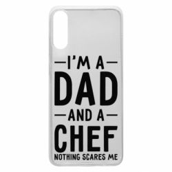 Чехол для Samsung A70 I'm a dad and a chef, nothing scares me - PrintSalon