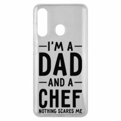 Чехол для Samsung M40 I'm a dad and a chef, nothing scares me - PrintSalon