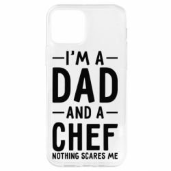 Чехол для iPhone 12 I'm a dad and a chef, nothing scares me - PrintSalon