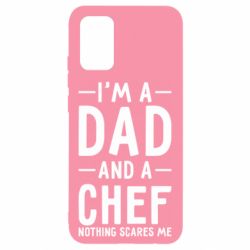 Чехол для Samsung A02s/M02s I'm a dad and a chef, nothing scares me - PrintSalon