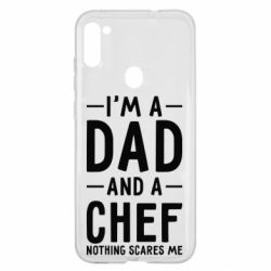 Чехол для Samsung A11/M11 I'm a dad and a chef, nothing scares me - PrintSalon