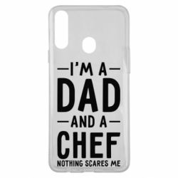 Чехол для Samsung A20s I'm a dad and a chef, nothing scares me - PrintSalon